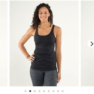 lululemon athletica Black Tank Top